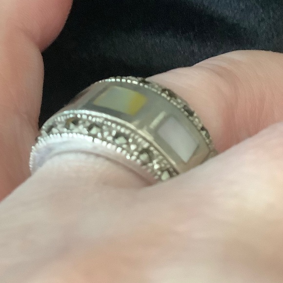 Unisex 925 ring SZ 7 - Picture 3 of 8